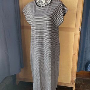 Country Road B&W Striped Shift Dress, Size L
